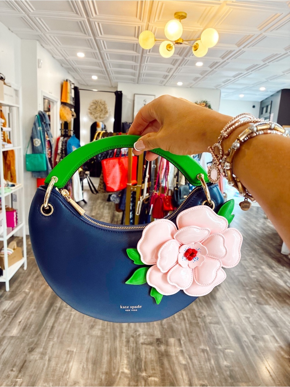 Kate Spade "Expo Floral" top-handle bag